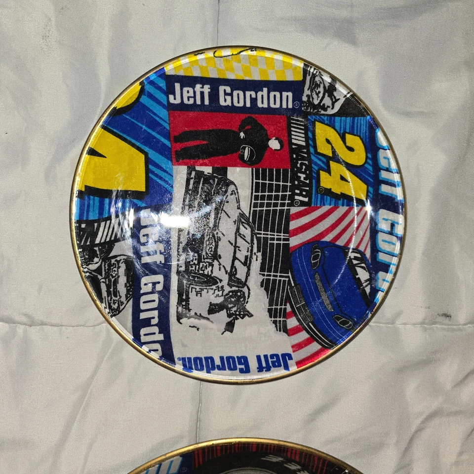 复古 Jeff Gordon 24 NASCAR 收藏板 8 英寸和 10 英寸加地毯工艺套件 20x30 — 第 2/4 张图片