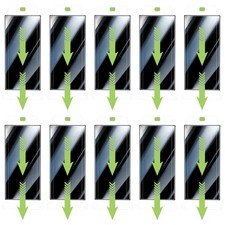 WSKEN Samsung Galaxy S24 Ultra Privacy Screen Protector 10 Pack Tempered Glass