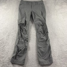 REI Hiking Pants Womens 4 Gray Vented Light Weight Wicking Articulated Knee