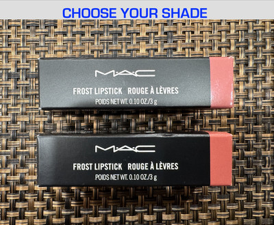 M.A.C. FROST LIPSTICK (0.10 oz./3 g.), orig. formula HARD-TO-FIND SHADES: CHOOSE