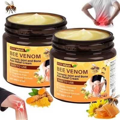 Bienengift Gelenkcreme, 2 Stück Bienengiftsalbe, Bee Venom Joint Relief Gel, ...