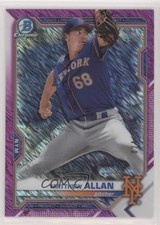 2021 Bowman Chrome Prospects Fuchsia Shimmer Refractor 24/199 Matthew Allan 0o6v
