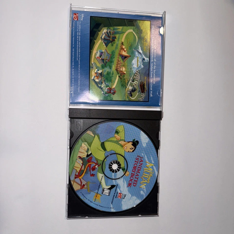 Disney's Mulan Animated Storybook CD-ROM (Mac & Windows 95) Complete w/ manual - Image 3 of 4
