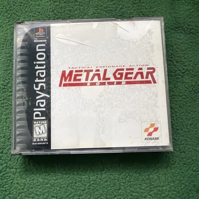 Metal Gear Solid PS1 OEM Replacement Case - NO GAME NO MANUAL 