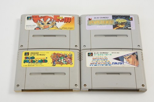 Consola Super Famicom SHVC-001 Nintendo Sistema Probado wz 4 Juegos SM11790450 - Imagen 10 de 12