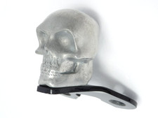 CUSTOM BILLET ALUMINUM SKULL WITH HANDLEBAR R...