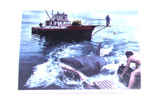 JAWS Shark Cut Sticker Decal Movie Horror Film Great White Shark The Orca Quint