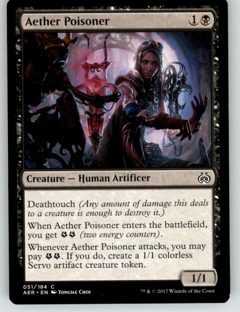 Aether Poisoner 51 Common Aether Revolt Magic: The Gathering Near Mint