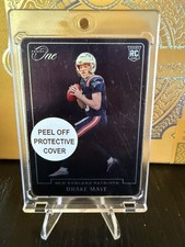2024 Panini One Drake Maye Rookie Card Black Slate Sealed!!!🔥🔥