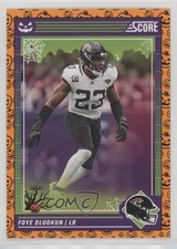 2024 Panini Score-A-Treat Pumpkins Foye Oluokun #129 1k9e