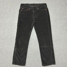 Levi's 514 Straight Fit Corduroy Pants Men's 32x34 Fit 32x29 Gray Stretch
