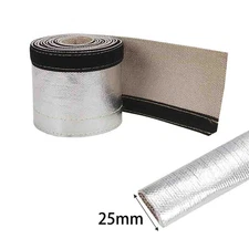 1" 1inch 25mm Heat Shield Sleeve Insulated Wire Hose Cover Wrap Loom Tube 10 Ft
