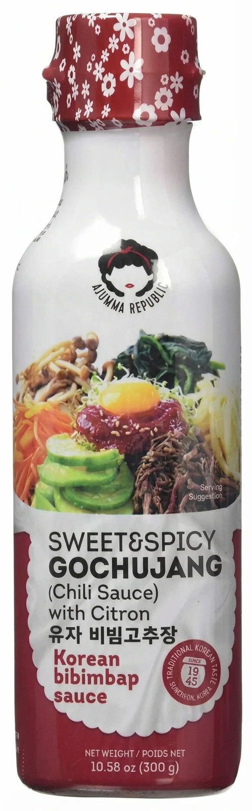 Salsa de chile dulce y picante Ajumma Republic 300 g coreana