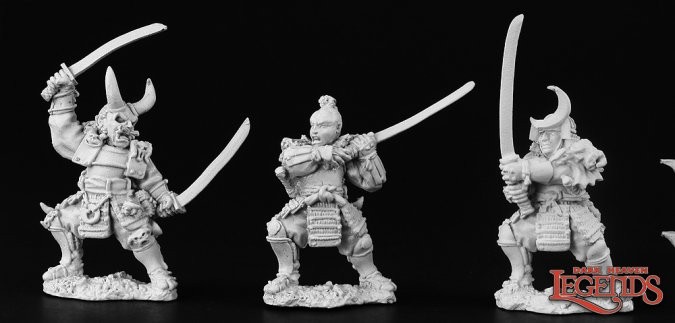 Reaper 03460 DHL Classics Samurai Fighters Dark Heaven Legends Metal Miniature 2790₽