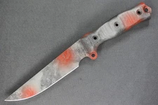 Busse Combat Nano Urgent Fury .195"  Nuclear Fallout Cerakoted Knife (1 of 1)