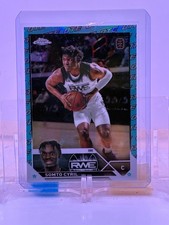 2023-24 Topps Chrome OTE Light Blue OTE Refractor #85 Somto Cyril