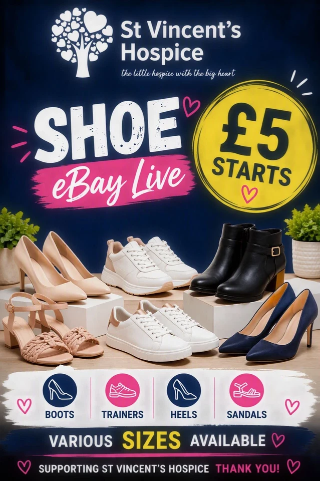 Shoe eBay Live | £5 Starts | Various Sizes Available
