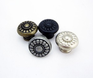 Antique Style Round Kitchen Cabinet Knobs Drawer Pulls ...