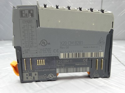 B&R Automation X20CM8281 I/O Module + X20BM11 Authentic