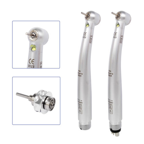 Sirona T3 Racer Style Dental LED E-Generator High Speed Handpiece 2/4Holes - Picture 1 of 23