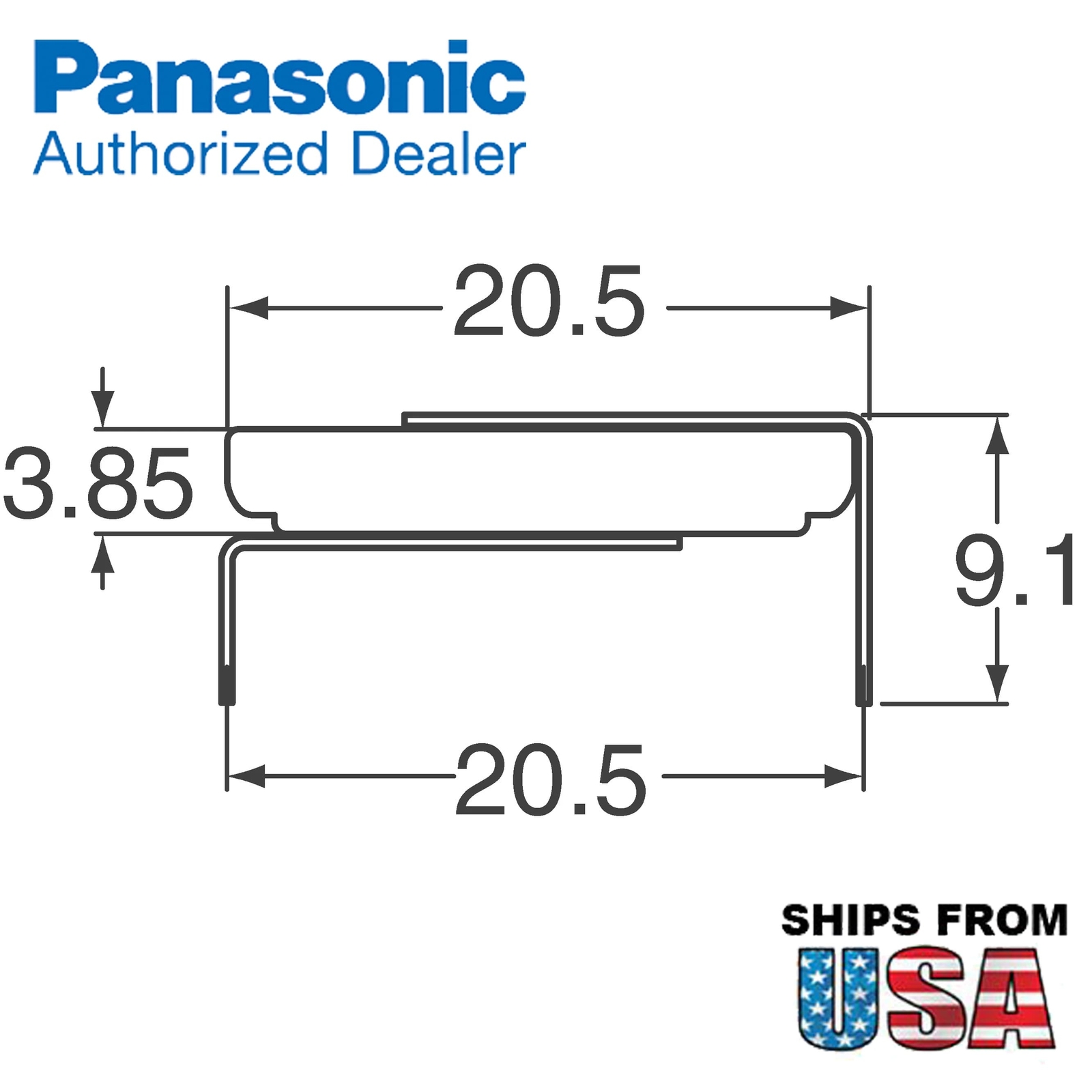CR-2032/HFN 3V Lithium Coin Battery Horz 2 Pins for BIOS PC CMOS RTC