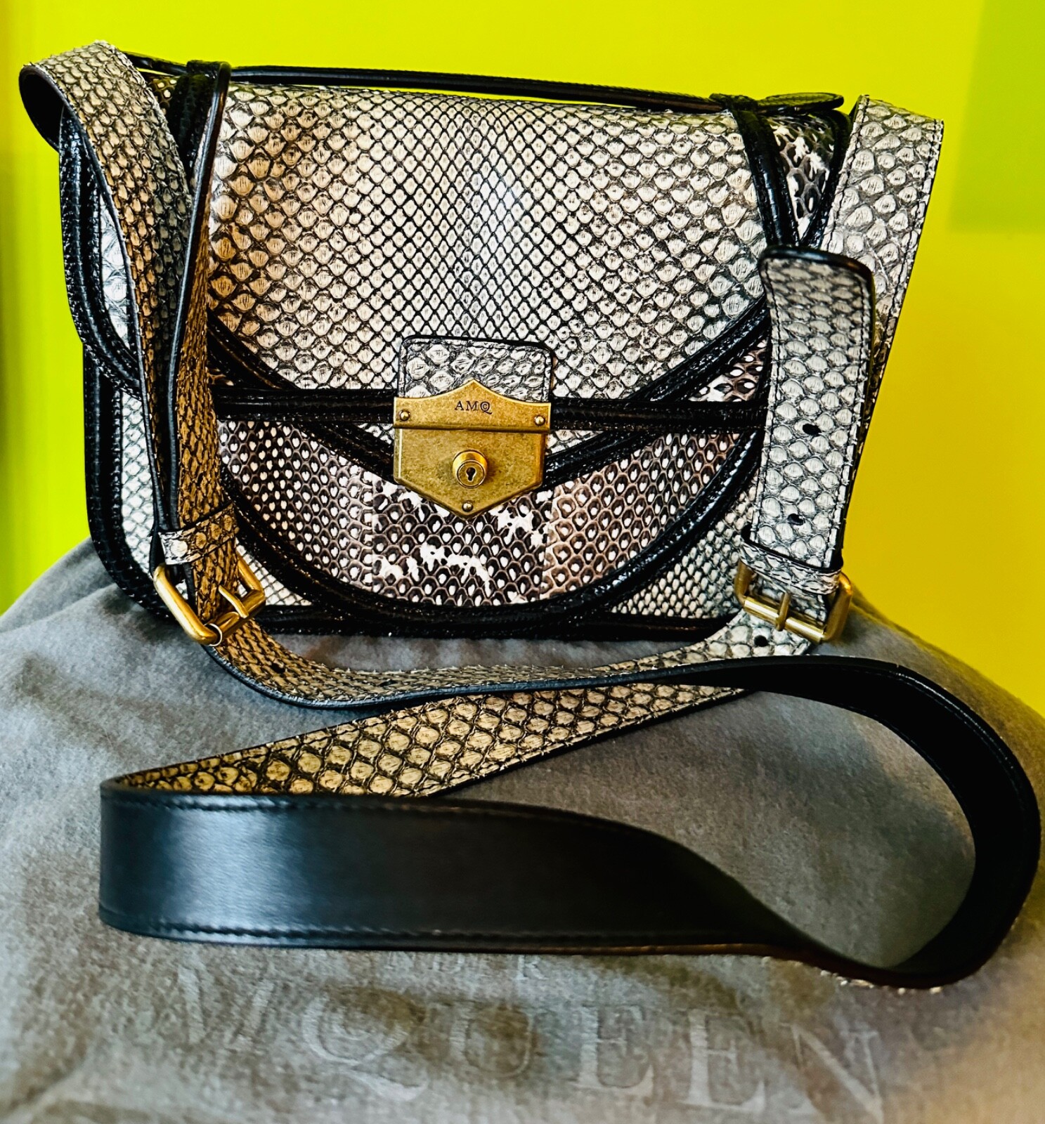 Alexander McQueen Genuine Documented Python Leath… - image 2