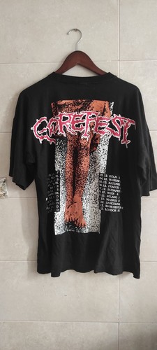 Camiseta de Colección Original GOREFEST 1993 European Tour Nuclear Blast Death Metal Talla XL - Imagen 23 de 24