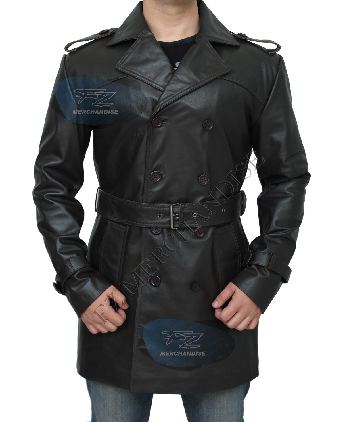 Купить GERMAN CLASSIC OFFICER MILITARY UNIFORM BLACK LEATHER