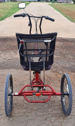 RED Sun EZ-3 21 Spd, Recumbent Trike. recent tune Up, comfy, Pick Up - Picture 3 of 5