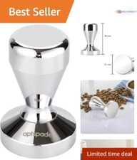Coffee Tamper Aluminum 51mm Heavy Duty Perfect for Espresso Brewing