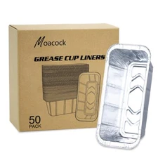 50 Pack Drip Pan Compatible for Blackstone Griddles 28 & 36 & 30 & 22 & 17 Inch