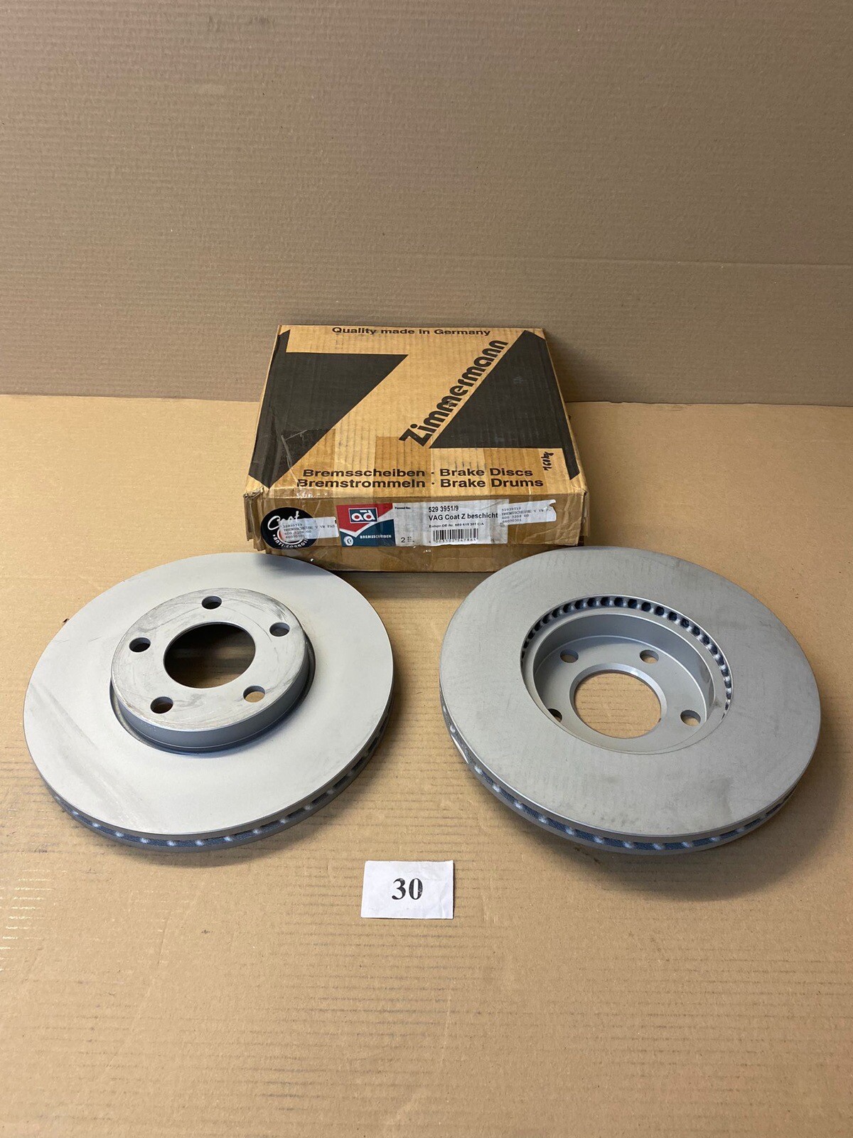 ATEC Germany Bremsenset Vorderachse Inkl. Bremssche Produktbild-Vorschau 2