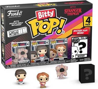 Funko Pop! STRANGER THINGS Bitty 4 Pack 2.5cm Demogorgon Will Barb