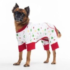 Fashion Pet Lookin Good Xmas Christmas Holiday Dog Pajamas Costume Large 19"-24"