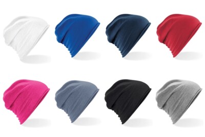 Beechfield Jersey BEANIE MÜTZE Herren Damen Mütze atmungsaktiv Sommermütze NEU