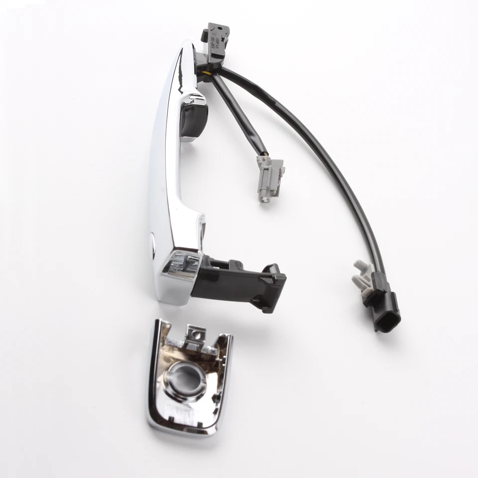 Outside Door Handle Keyhole Chrome For Nissan Leaf Maxima Murano Sentra Front L - Image 2 of 4