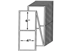 Fanfold (200 count) 4" x 6" Direct Thermal Shipping Certified UPS labels