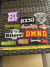 Skateboard Brands Stickers Lot All Real Vinyl Stickers Chocolate Thrasher Dgk