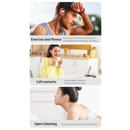 New AI Translator Real-time Smart Bluetooth Air Conduction Earbuds 144 Languages - Picture 18 of 22