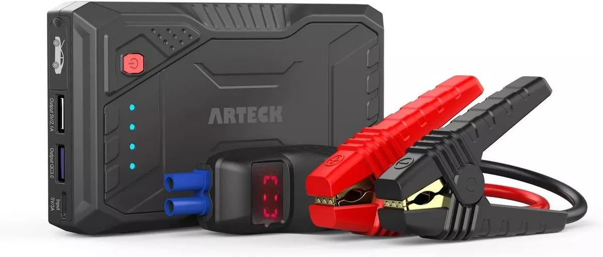 Arteck JS08 800A Peak Portable Car Jump Starter IL RT6 19686 JS08 UG