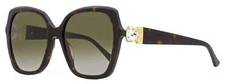 Jimmy Choo Square Manon /G Sunglasses 086HA Havana 57mm