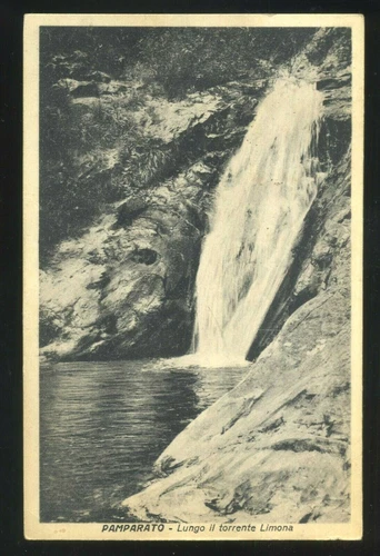 PAMPARATO (Cuneo) - LUNGO IL TORRENTE LIMONA - VG. 1931 - Ed. Manassero - Foto 1 di 2