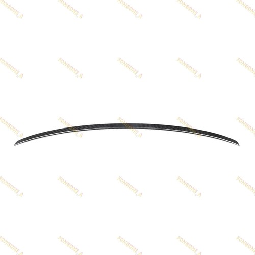 Real Carbon Fiber Rear Trunk Spoiler Lip Wing For BMW 5 Series G60 M Sport 2024+ - Picture 3 of 6