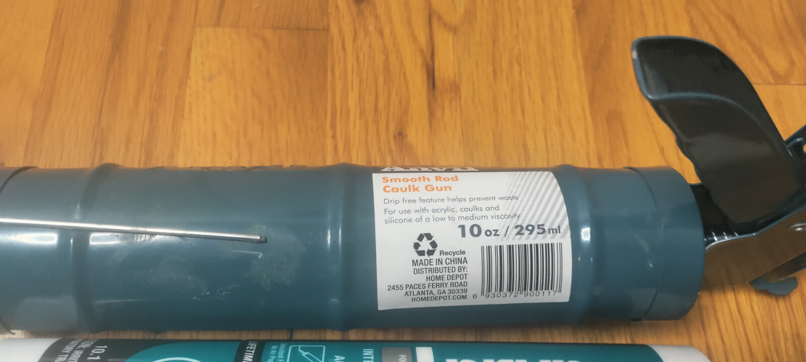 Lot of 4 Behr Siliconized Acrylic Caulk BC10 White 10.1oz with Anvil GUN