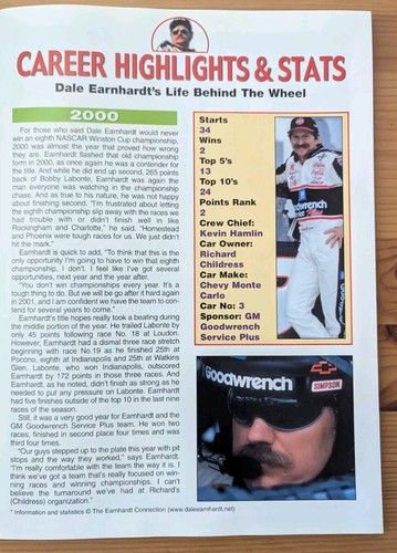 1951-2001 A Tribute To Dale Earnhardt The Intimidator NASCAR Legend - Imagen 5 de 8
