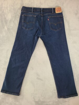 Levi s 505 Men's 38x30 Blue Denim Regular Fit Dark Wash