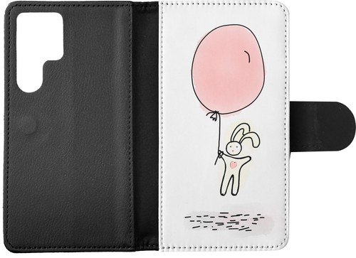 FLIP CASE FOR SAMSUNG GALAXY|CUTE RABBIT BUNNY SKETCH ART 1 - Picture 4 of 120