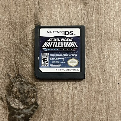 Star Wars Battlefront: Elite Squadron (Nintendo DS, 2009) Cart Only Tested Works