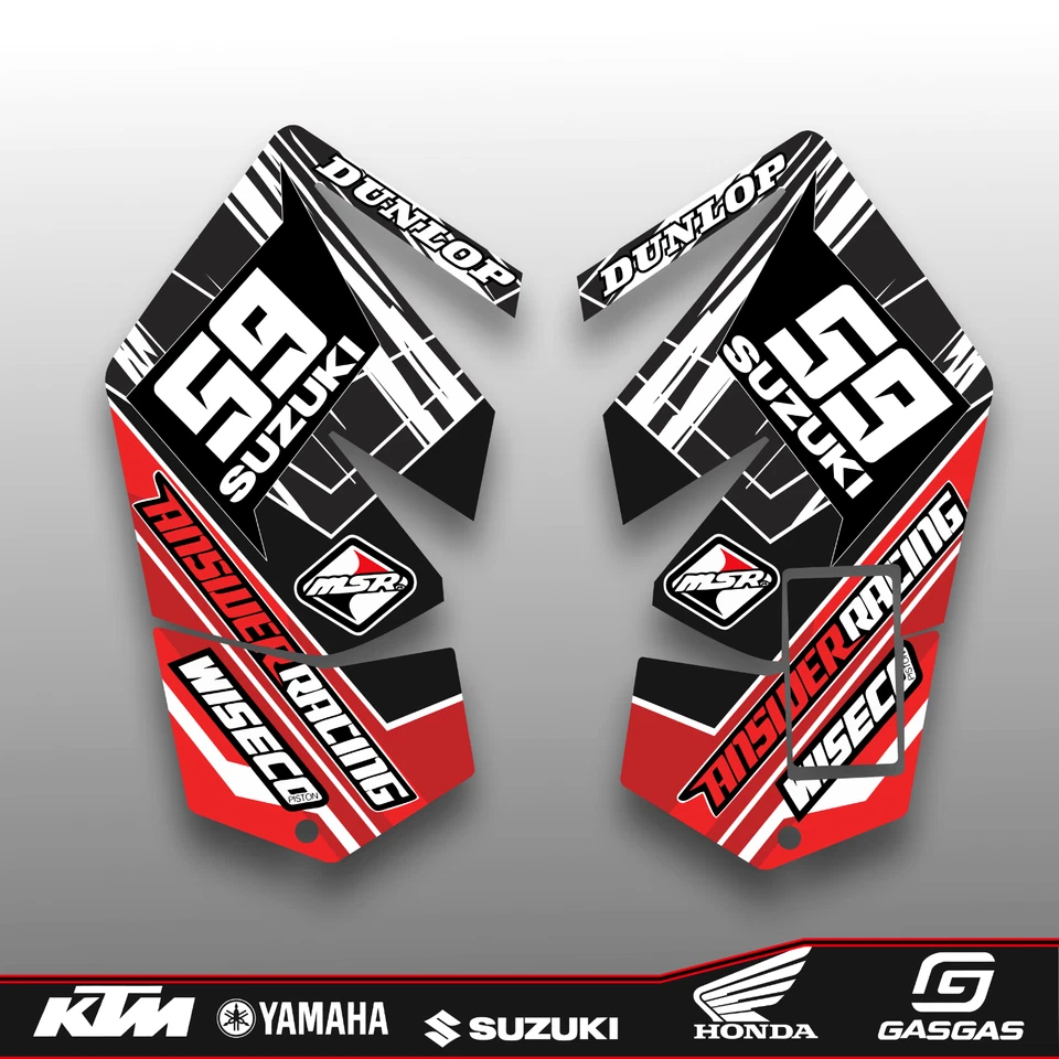 Suzuki LTR 450 ATV Pegatinas Calcomanías Gráficos Kit 2006-2014  Foto 3 de 4