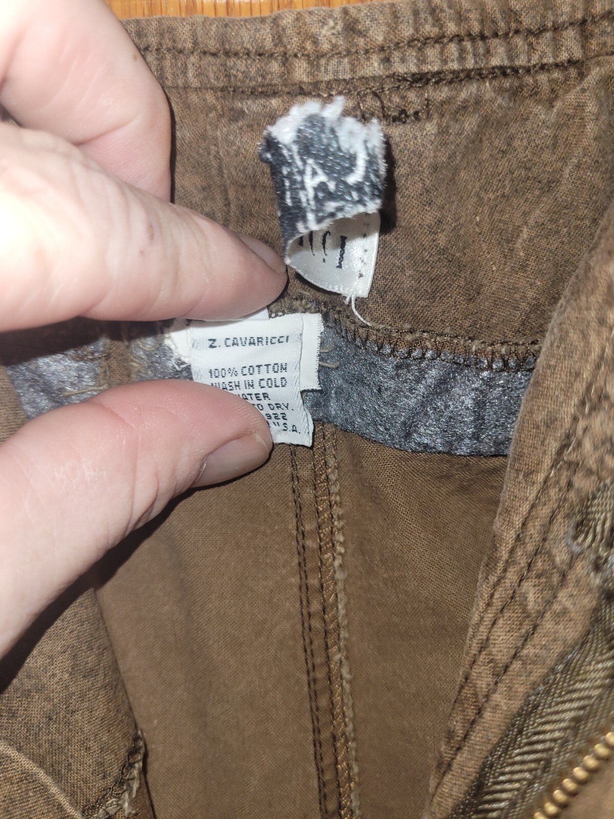 VTG 80s Z Cavaricci Pants Parachute Pleated High Waist Tapered Mens